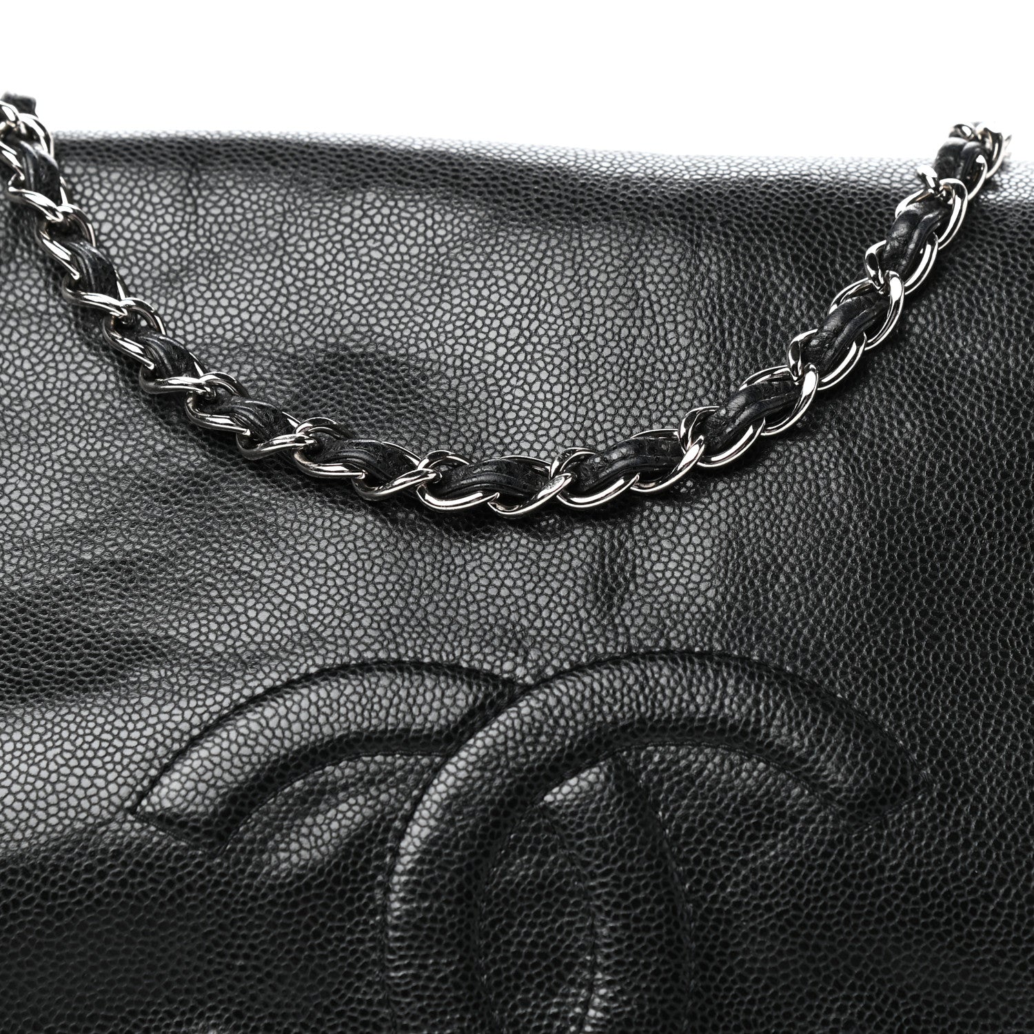Chanel Caviar Timeless CC Accordion Flap Black 9 of 9