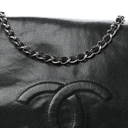 Chanel Caviar Timeless CC Accordion Flap Black 9 of 9