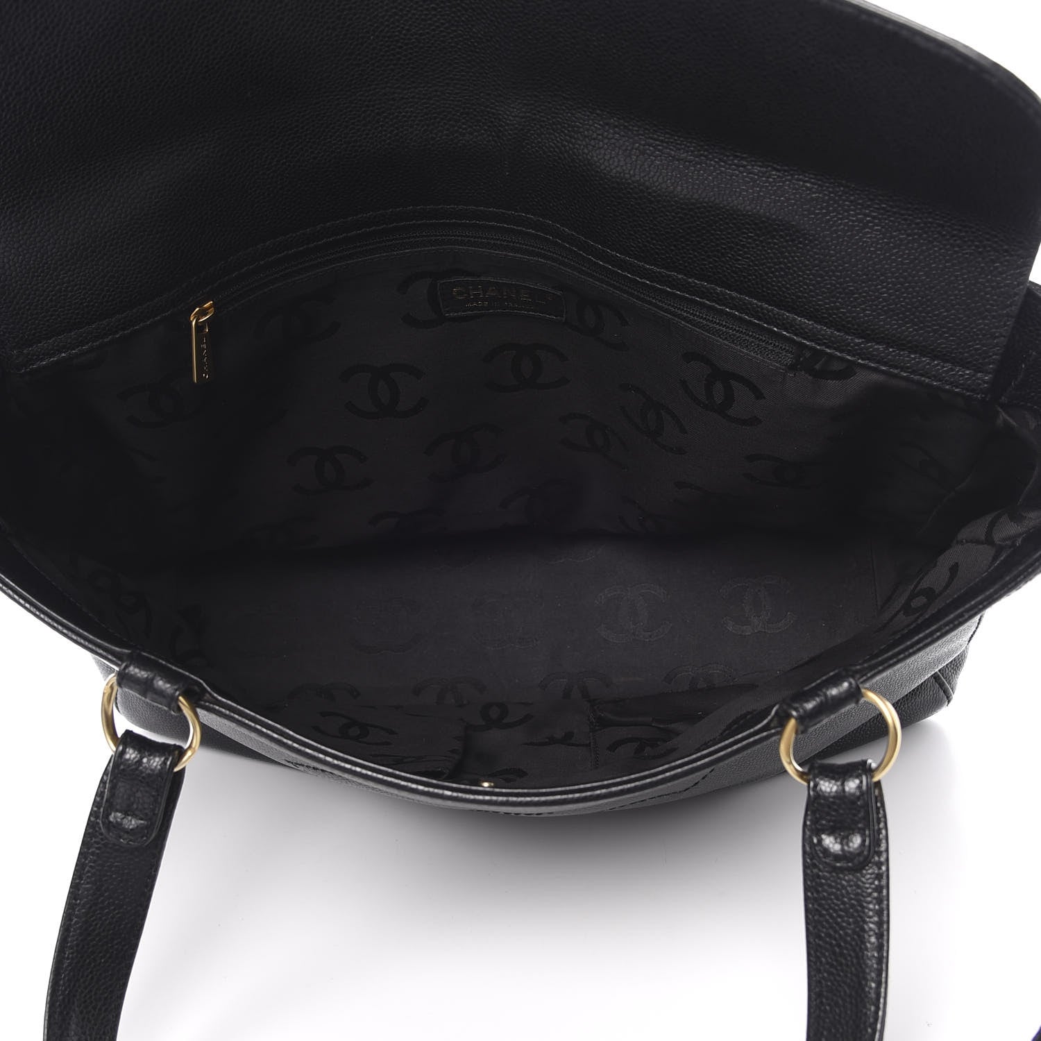 Chanel Caviar CC Tote Black 5 of 20
