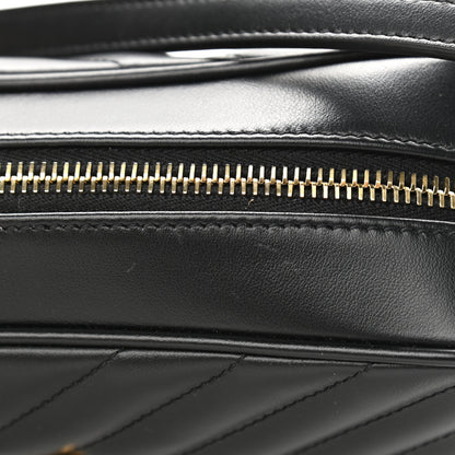 Saint Laurent Calfskin Matelasse Monogram Lou Camera Bag Black 11 of 11