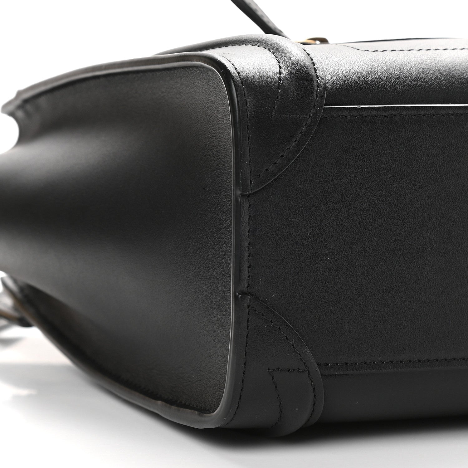 Celine Smooth Calfskin Nano Luggage Black 7 of 8