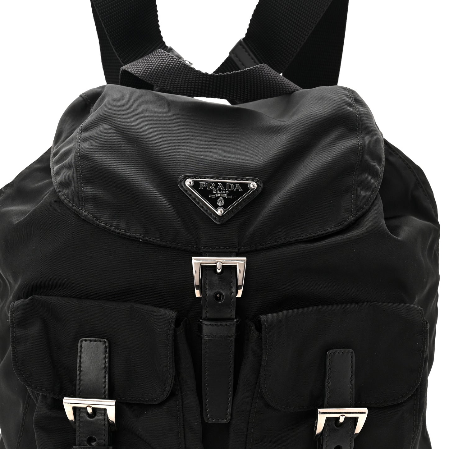 Tessuto Nylon Vela Small Backpack Black