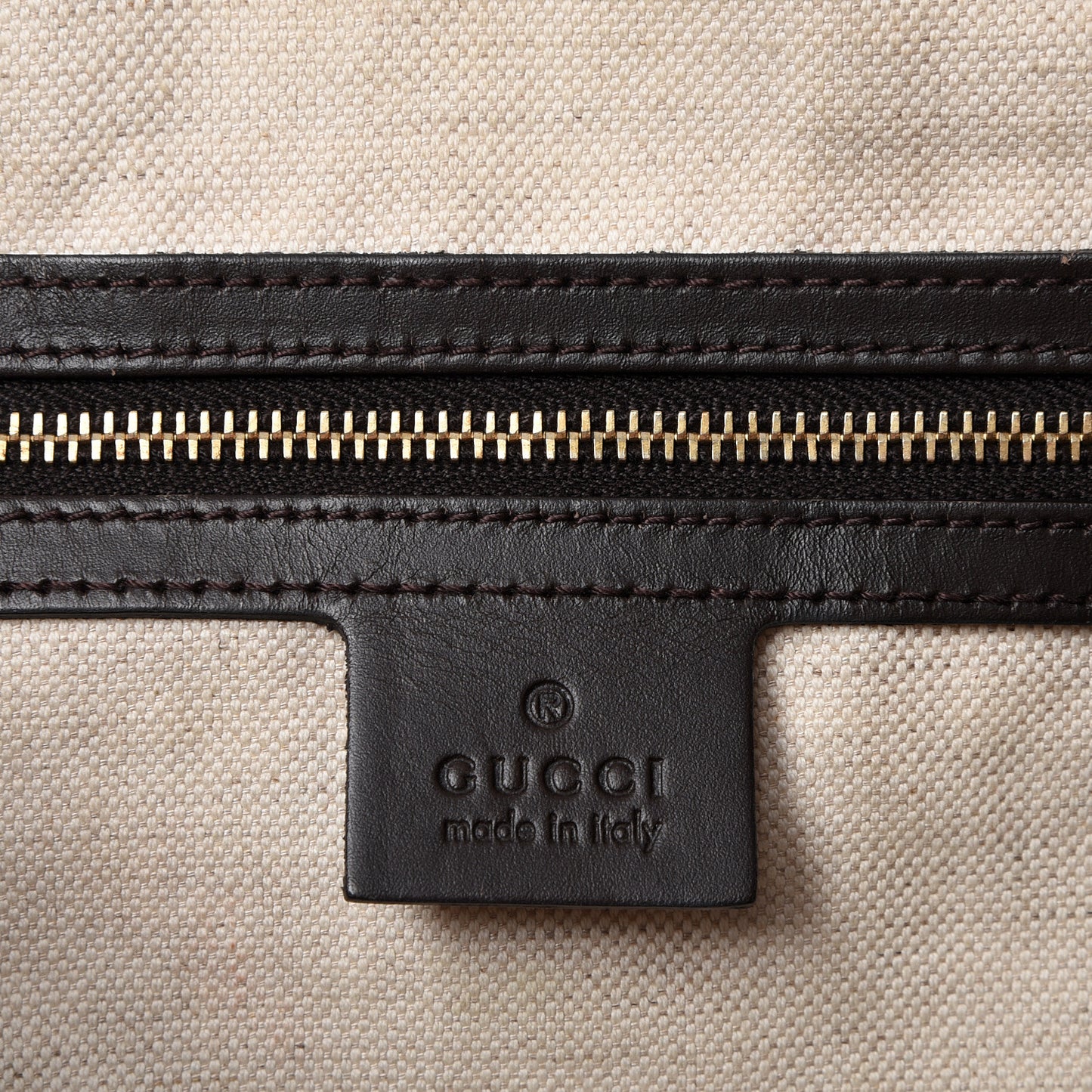 Monogram Vintage Web Medium Boston Dark Brown