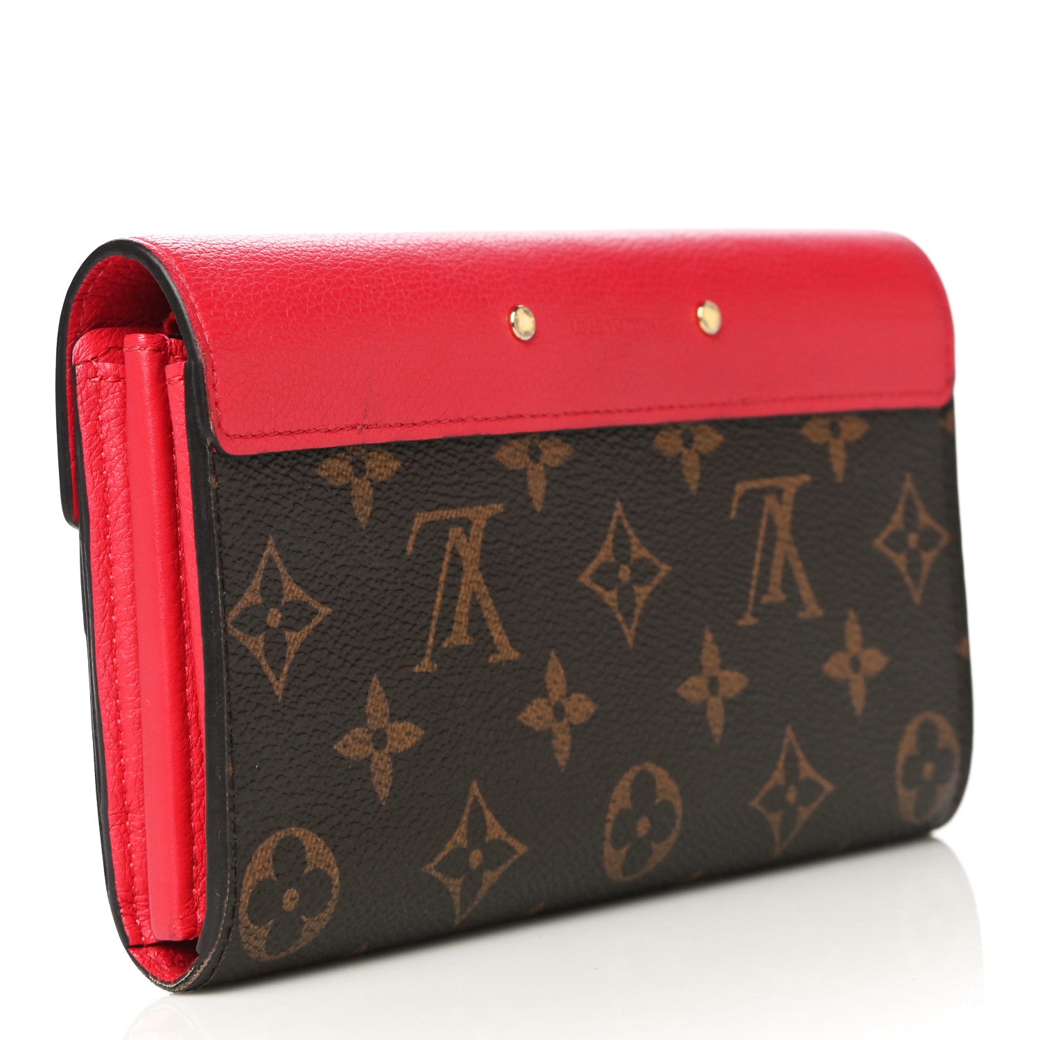 Louis Vuitton Monogram Pallas Wallet Cherry 2 of 14