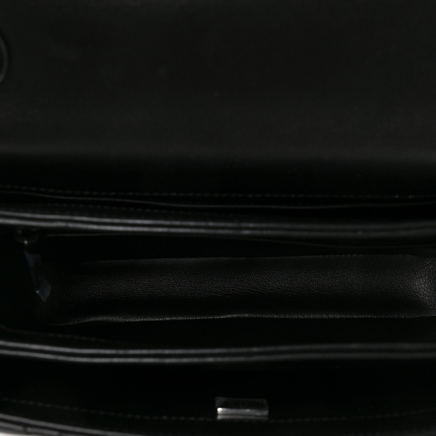 Lambskin Quilted Small Trendy CC Dual Handle Flap Bag So Black
