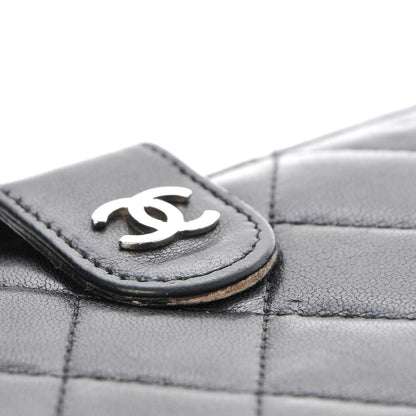 Chanel Lambskin Quilted Zipped Pocket Wallet Black 10 of 11