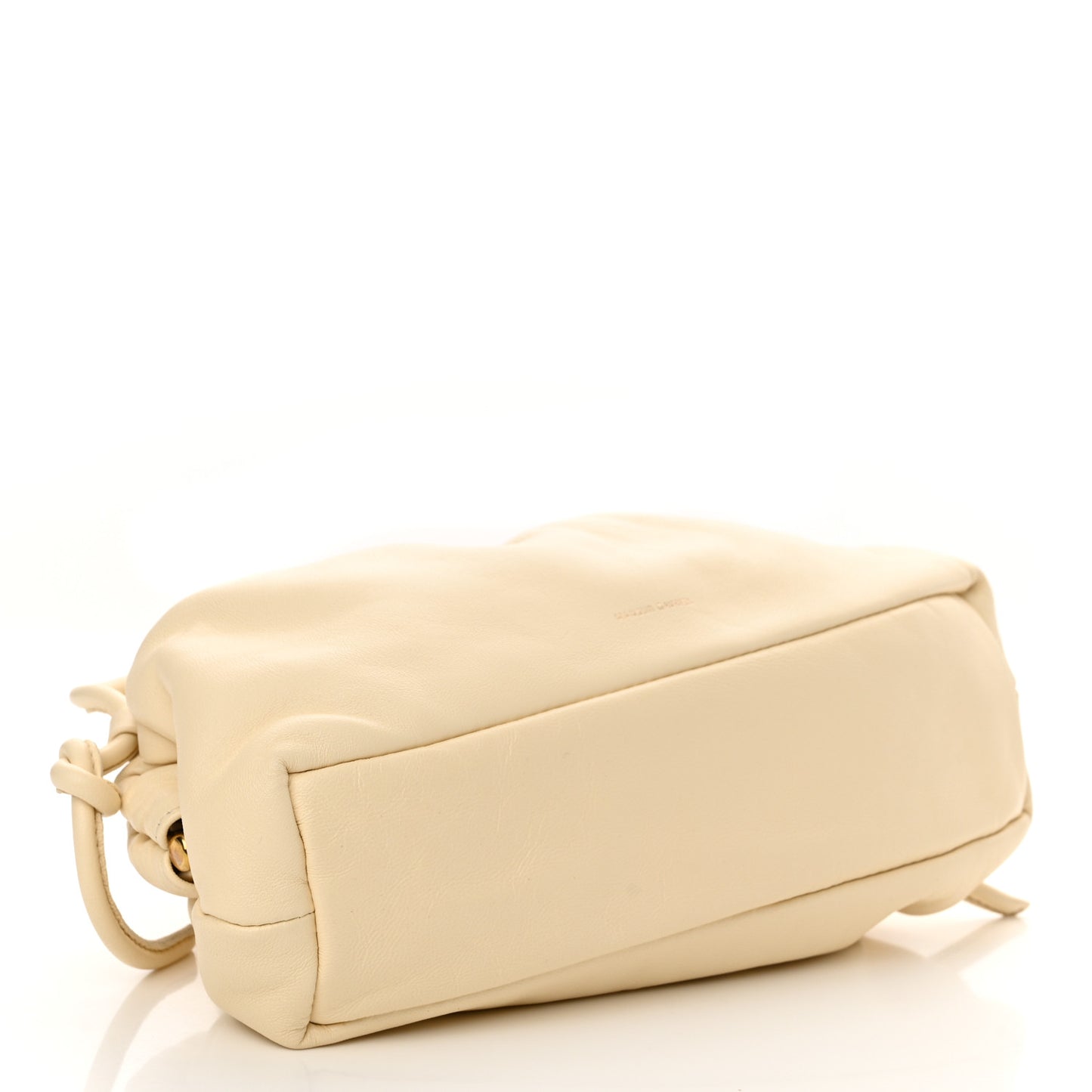 Lambskin Mini Cloud Clutch Pearl