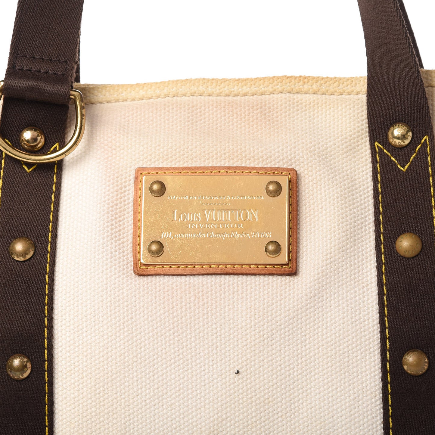 Toile Antigua Cabas GM Tote White