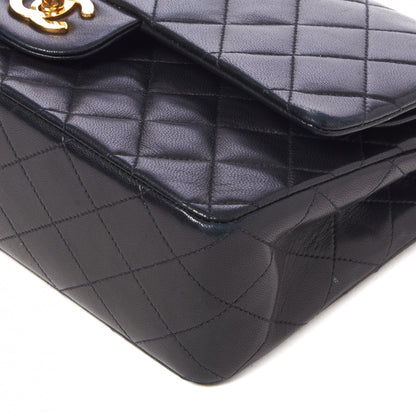 Chanel Lambskin Quilted Medium Double Flap Black 5 of 9