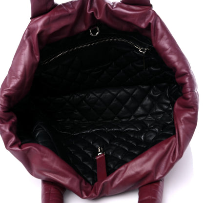 Chanel Lambskin Quilted Medium Coco Cocoon Reversible Tote Black 5 of 10