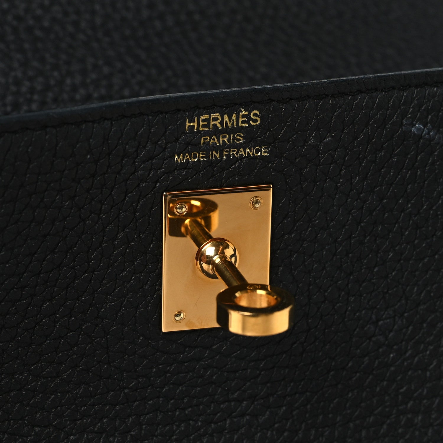 Hermes Togo Kelly Retourne 25 Black 6 of 16