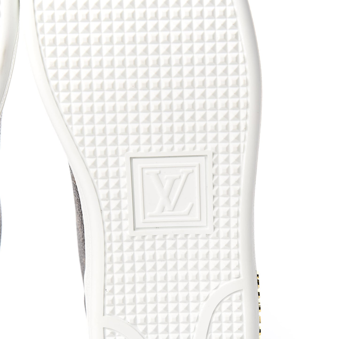 Calfskin Monogram LV Black Heart Sneakers 37 Cacao