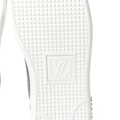 Louis Vuitton Calfskin Monogram LV Black Heart Sneakers 37 Cacao 6 of 10