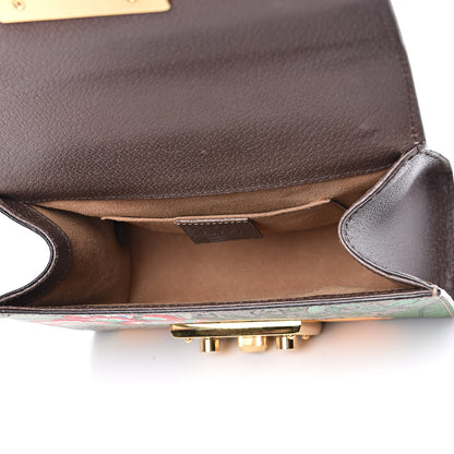 Gucci GG Supreme Monogram Tian Small Padlock Shoulder Bag Beige Multicolor New Acero 5 of 11