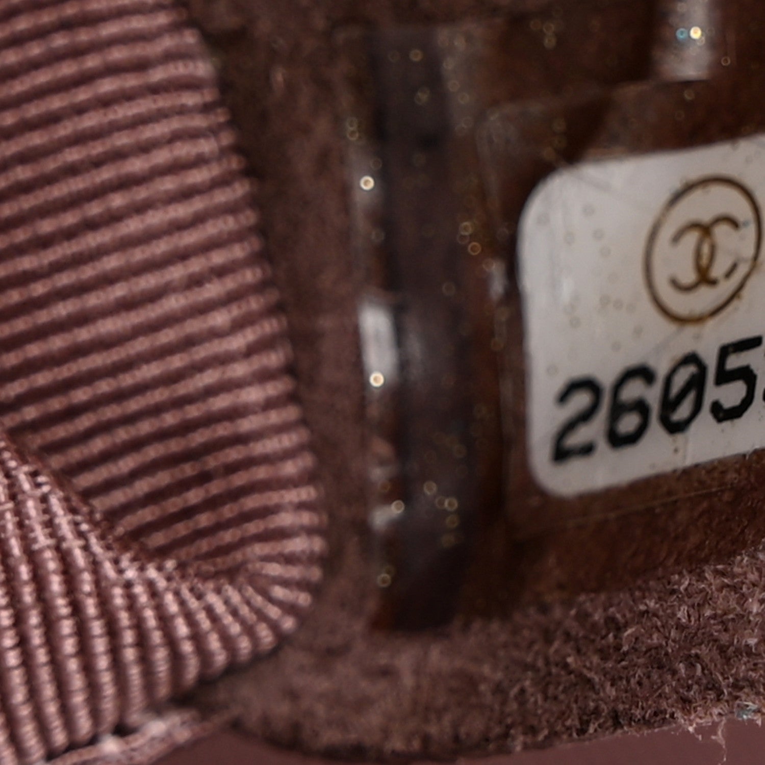 Chanel Metallic Caviar Chevron Quilted Medium Boy Flap Dark Pink 7 of 11