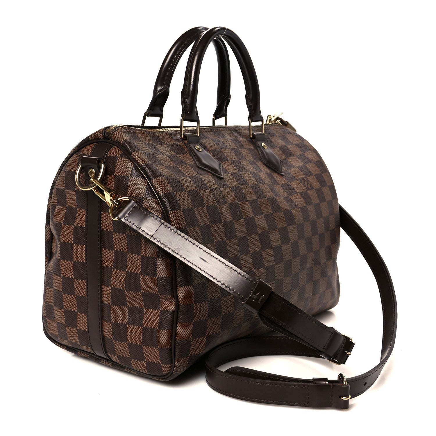 Louis Vuitton Damier Ebene Speedy Bandouliere 30 3 of 11