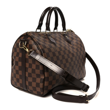 Louis Vuitton Damier Ebene Speedy Bandouliere 30 3 of 11