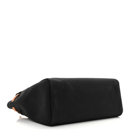 Hermes Toile Vache Hunter Herbag Cabas PM Black Natural 4 of 19