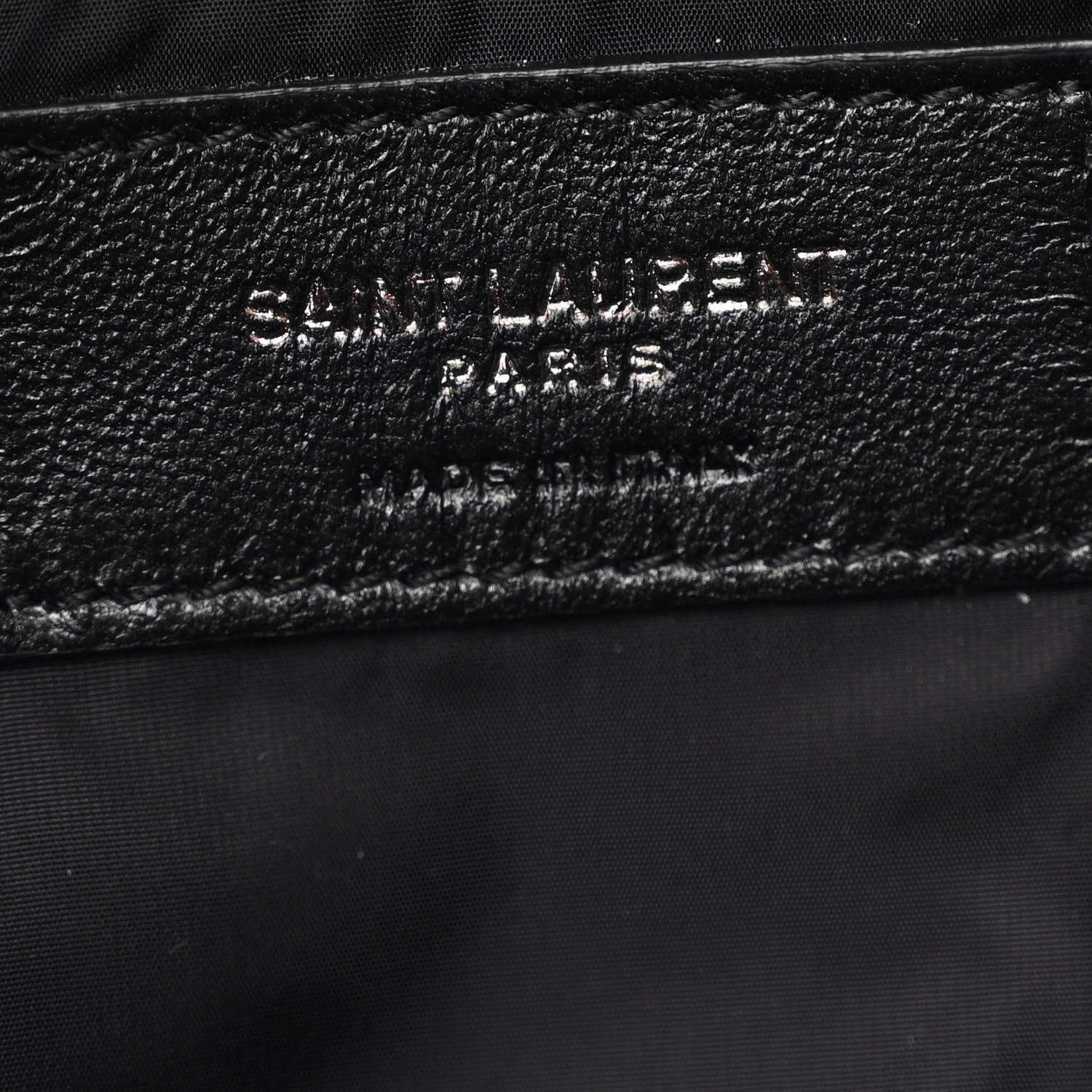 Saint Laurent Econyl Nylon Le 5 A 7 Hobo Black White 6 of 10