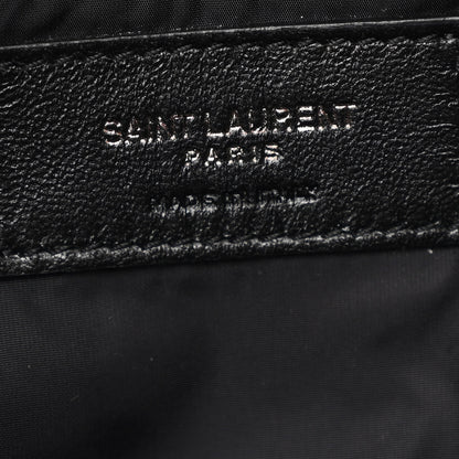 Saint Laurent Econyl Nylon Le 5 A 7 Hobo Black White 6 of 10