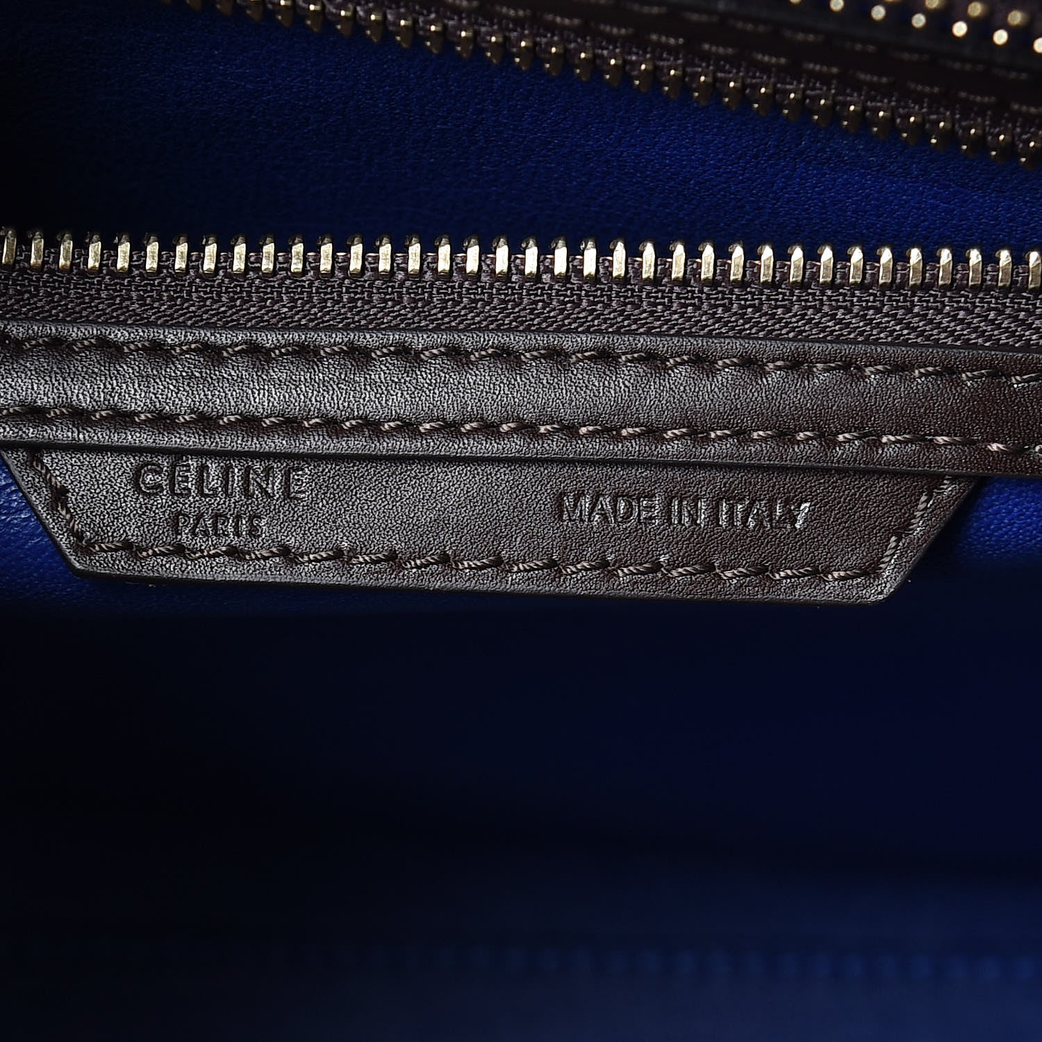 Celine Smooth Calfskin Mini Tri-Color Luggage Acajou 6 of 9