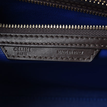 Celine Smooth Calfskin Mini Tri-Color Luggage Acajou 6 of 9