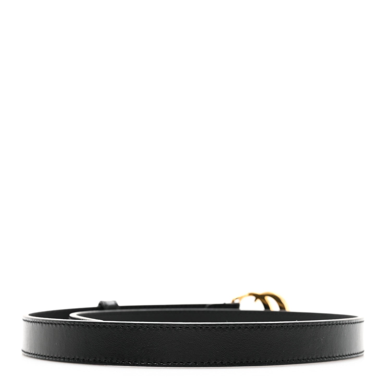 Gucci Calfskin Double G 20mm Belt 65 26 Black 2 of 5