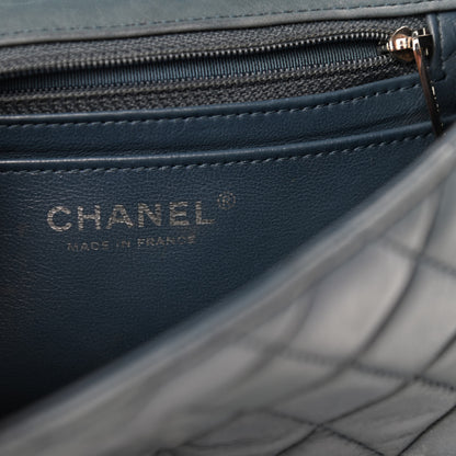Chanel Lambskin Quilted Mini Square Flap Blue 6 of 10