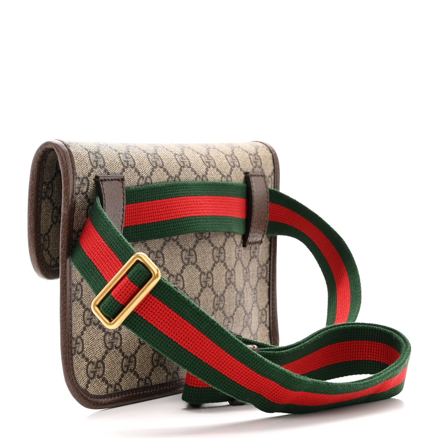 Gucci GG Supreme Monogram Neo Vintage Web Belt Bag Brown 3 of 11