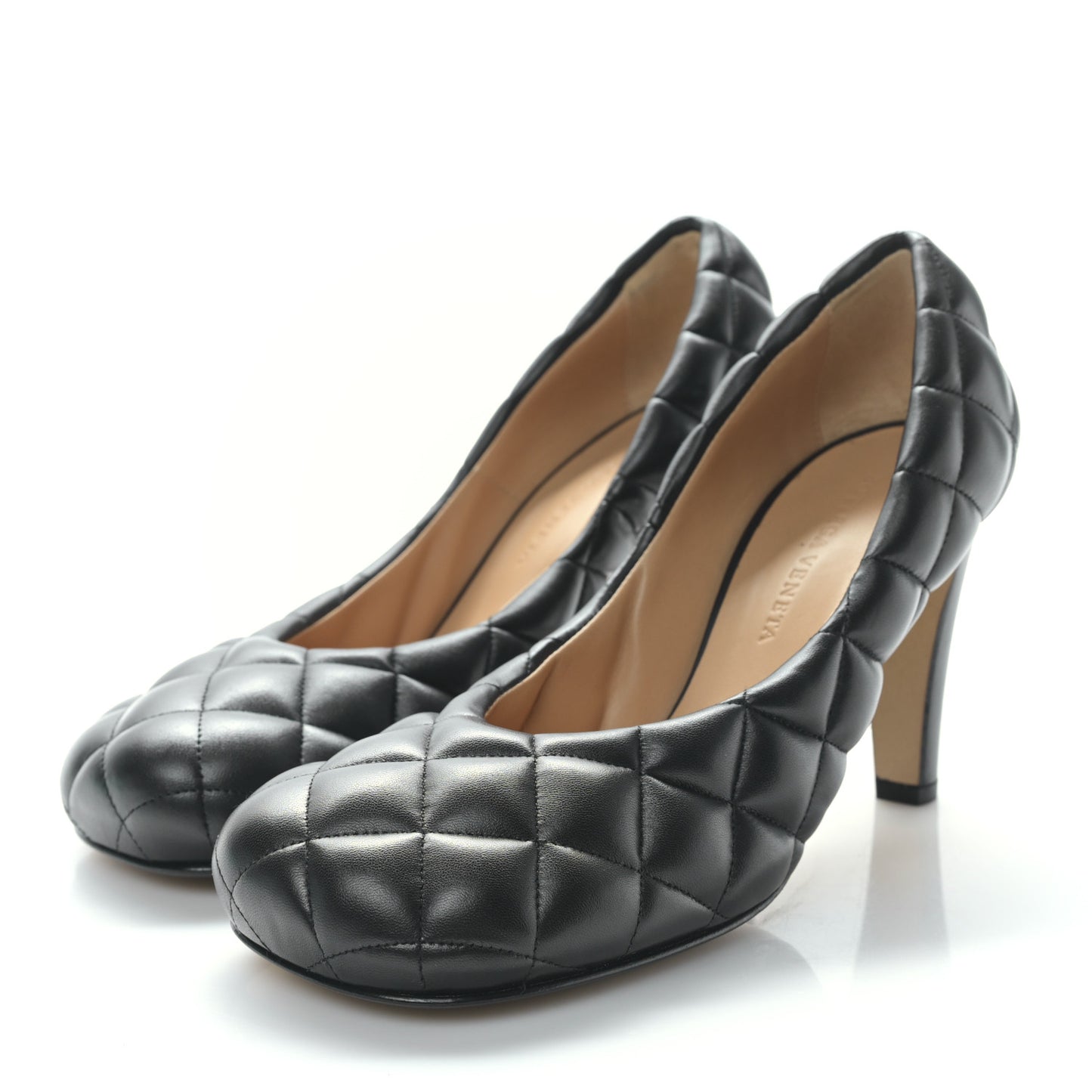 Nappa Matelasse Padded Dream Pumps 38 Black