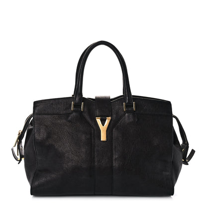 Saint Laurent Sheepskin Medium Cabas ChYc Black 1 of 12