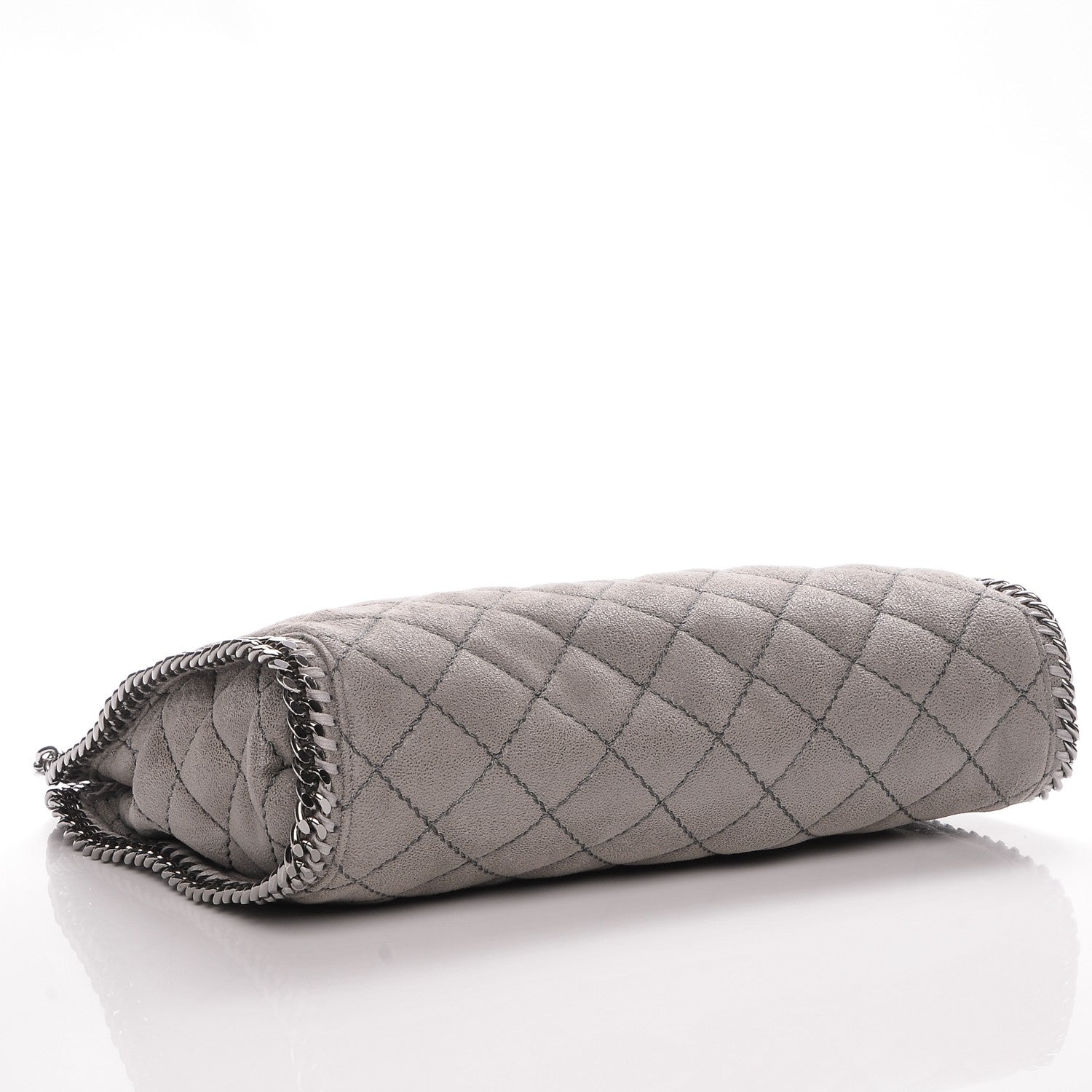 Stella McCartney Shaggy Deer Quilted Small Falabella Tote Light Grey 4 of 6