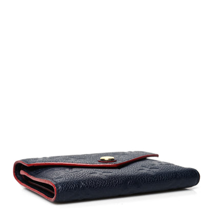 Louis Vuitton Empreinte Victorine Wallet Marine Rouge 4 of 10