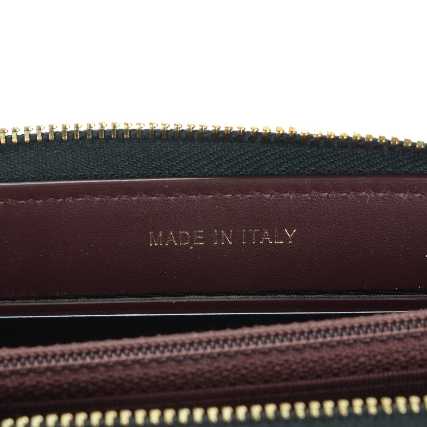 Caviar Quilted Small Zip Around Wallet Black