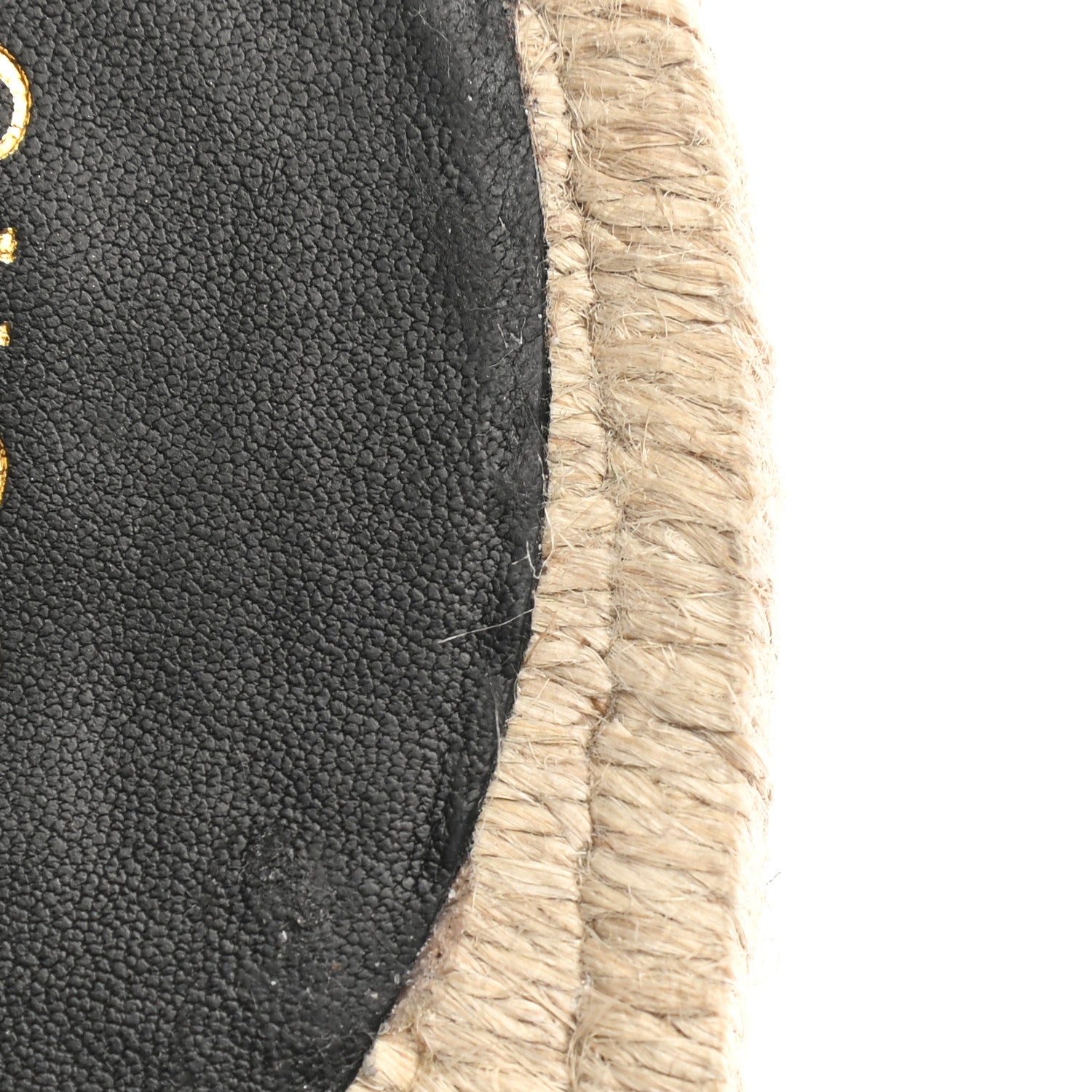 Gucci Nappa Matelasse GG Marmont Espadrille Slippers 41 Black 9 of 9