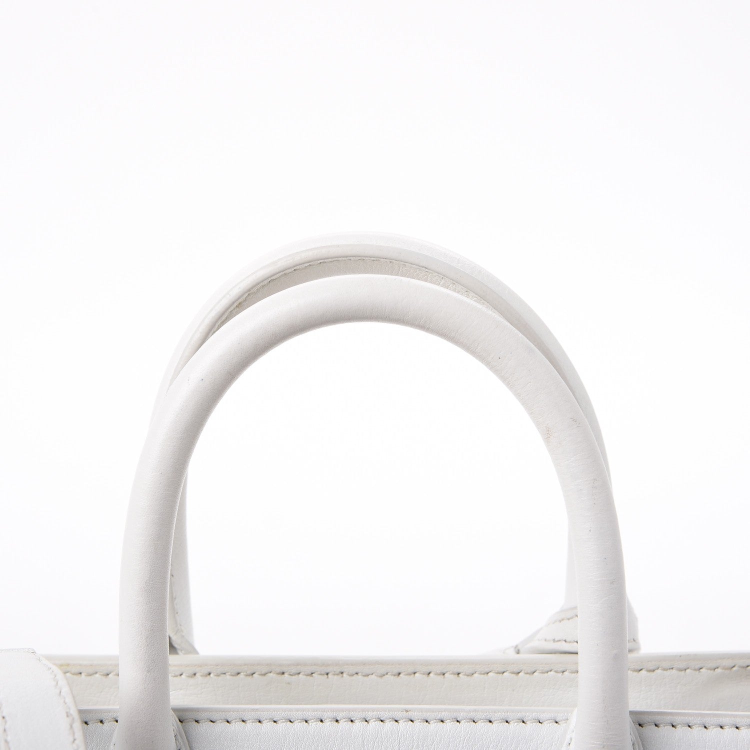 Saint Laurent Calfskin Nano Sac de Jour Dove White 13 of 17