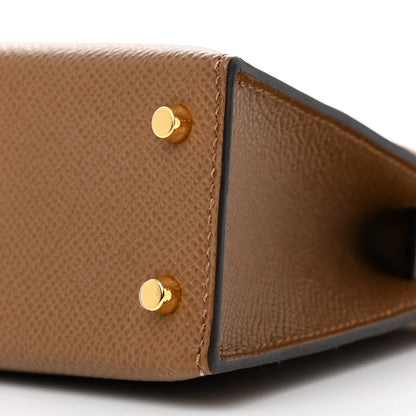 Hermes Epsom Mini Kelly Sellier 20 Alezan 10 of 11