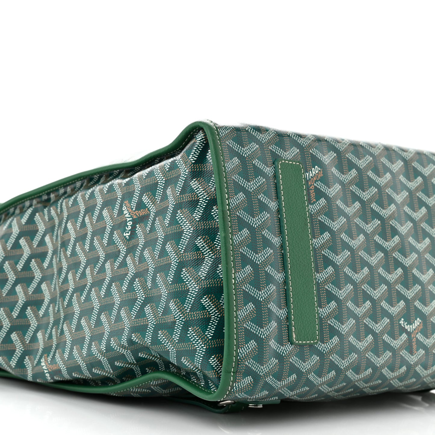 Goyardine Saint Leger Soft Briefcase Backpack Green