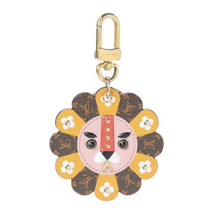 Louis Vuitton Monogram Fun Face Lion Bag Charm 1 of 3