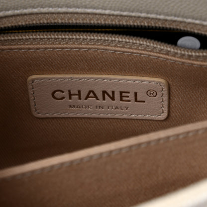 Chanel Iridescent Caviar Quilted Extra Mini Coco Handle Flap Ivory 6 of 9