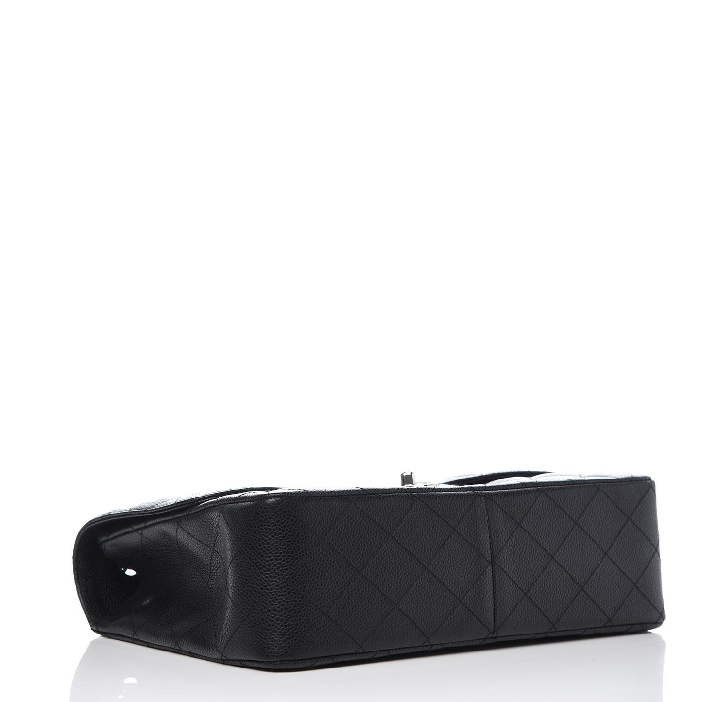 Caviar Quilted Jumbo Single Flap Black
