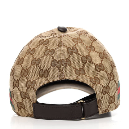 Gucci Monogram Web Baseball Hat M Beige Cocoa 4 of 9