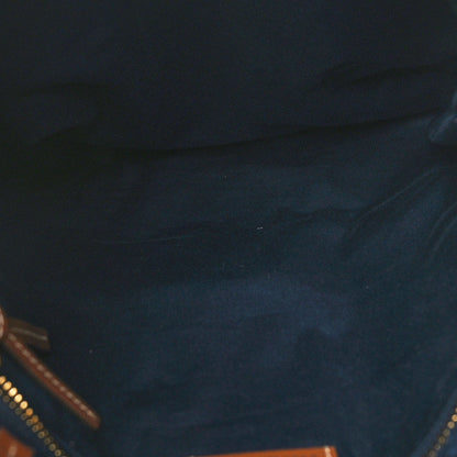 Miu Miu Raffia Crochet Stripe Vertical Tote Bag Natural Blue 5 of 9