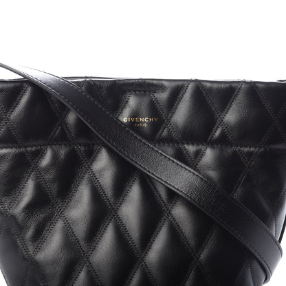 Givenchy Lambskin Quilted Mini GV Bucket Bag Black 7 of 9