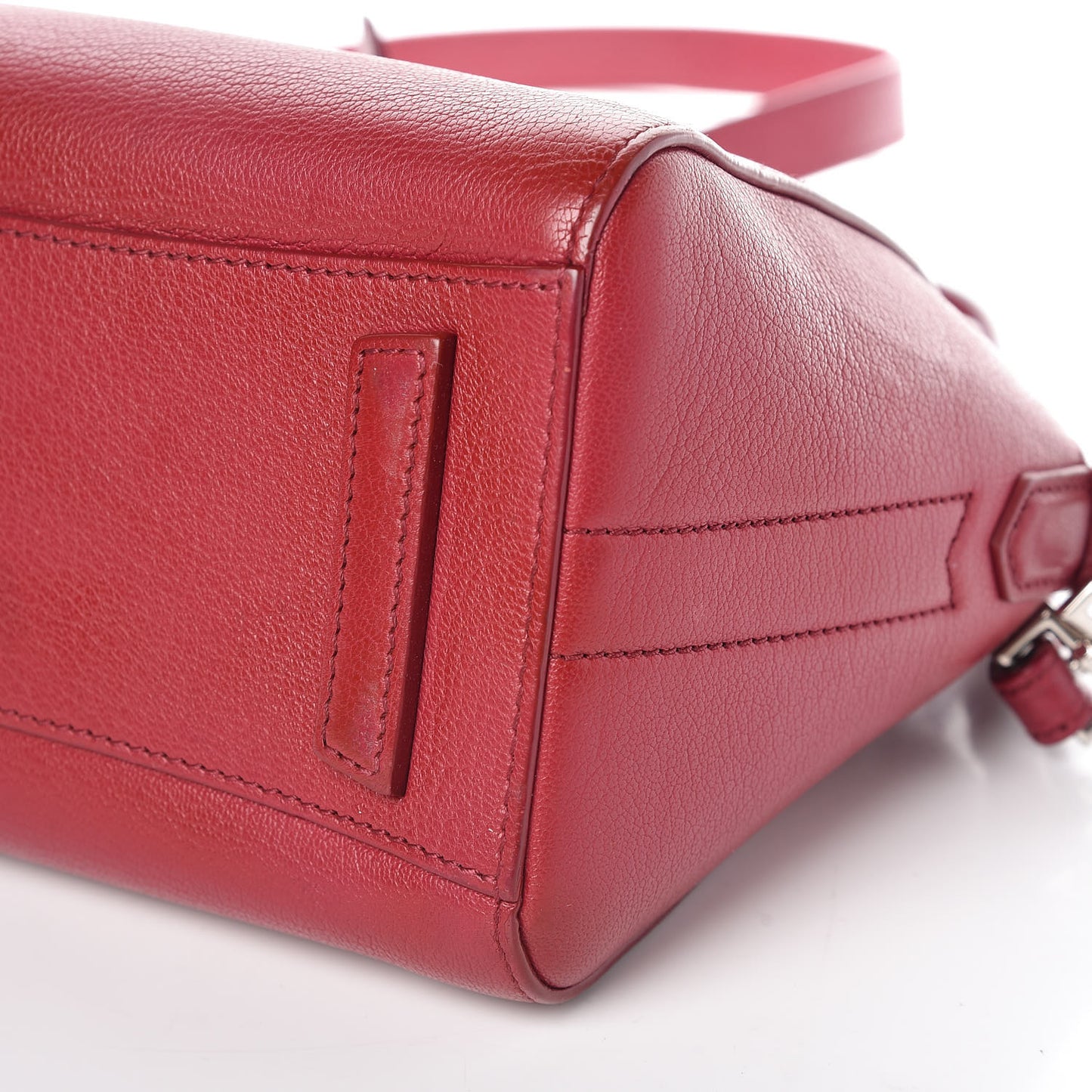 Sugar Goatskin Mini Antigona Raspberry