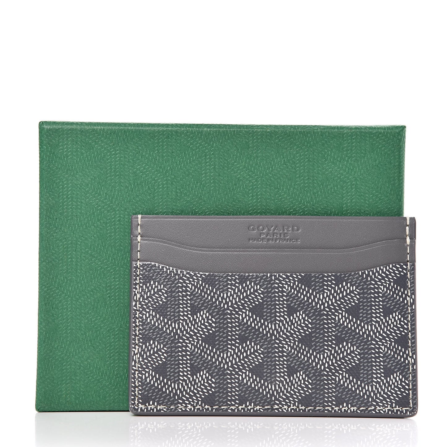 Goyardine Saint Sulpice Card Holder Grey