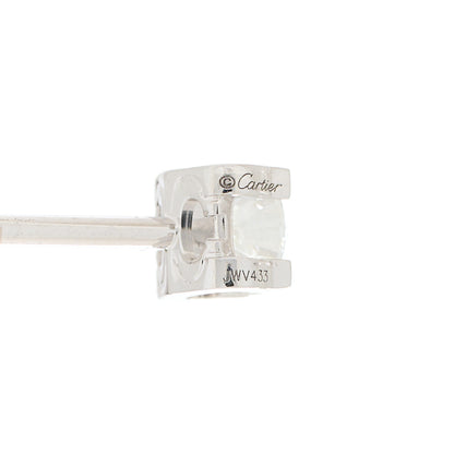 Cartier 18K White Gold Diamond .48ctw C De Cartier Earrings 4 of 5
