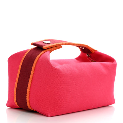 Hermes Canvas Small Bride-A-Brac Pouch Hibiscus 3 of 10