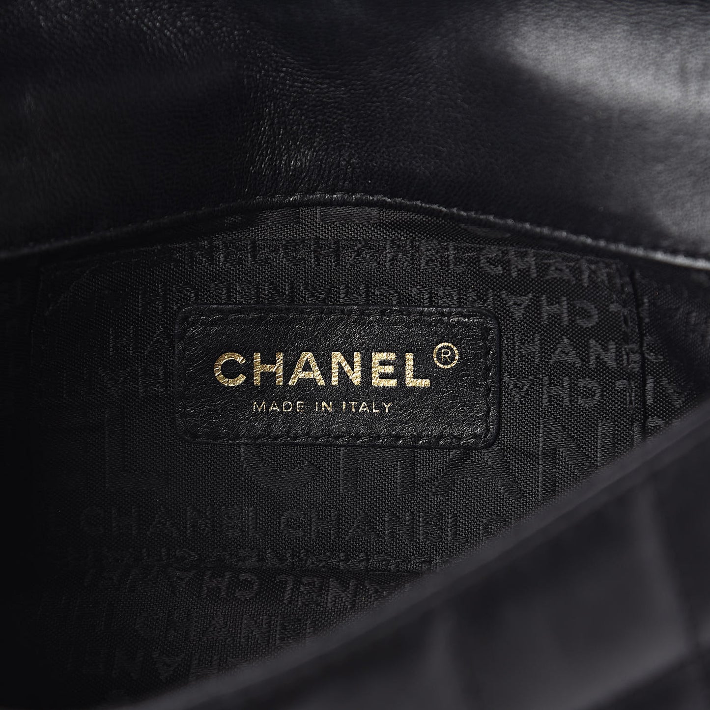 Lambskin Quilted Mini Chocolate Bar Camellia Flap Black