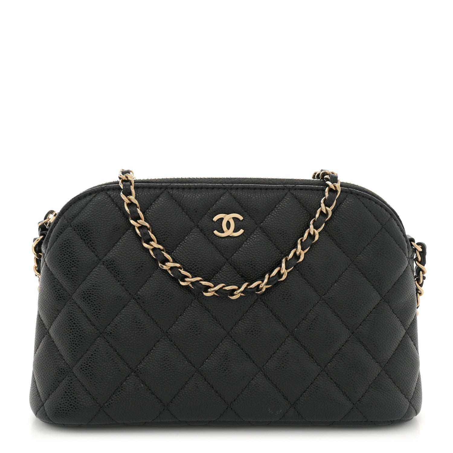 Chanel Caviar Quilted Classic Clutch With Chain Black 1 of 12